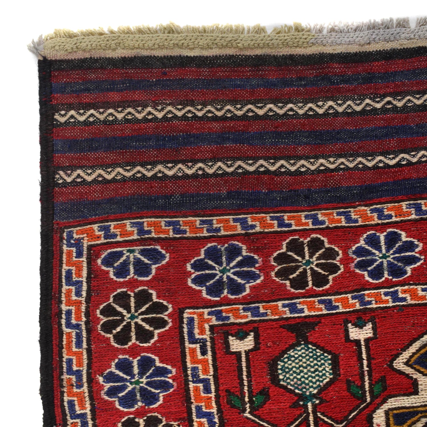 Hand Knotted Vintage Kilim 2' 8" x 4' 8" (ft) - No. 3990