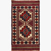 Handmade Flatweave Kilim 2' 9" x 4' 11" (ft) - No. 3991