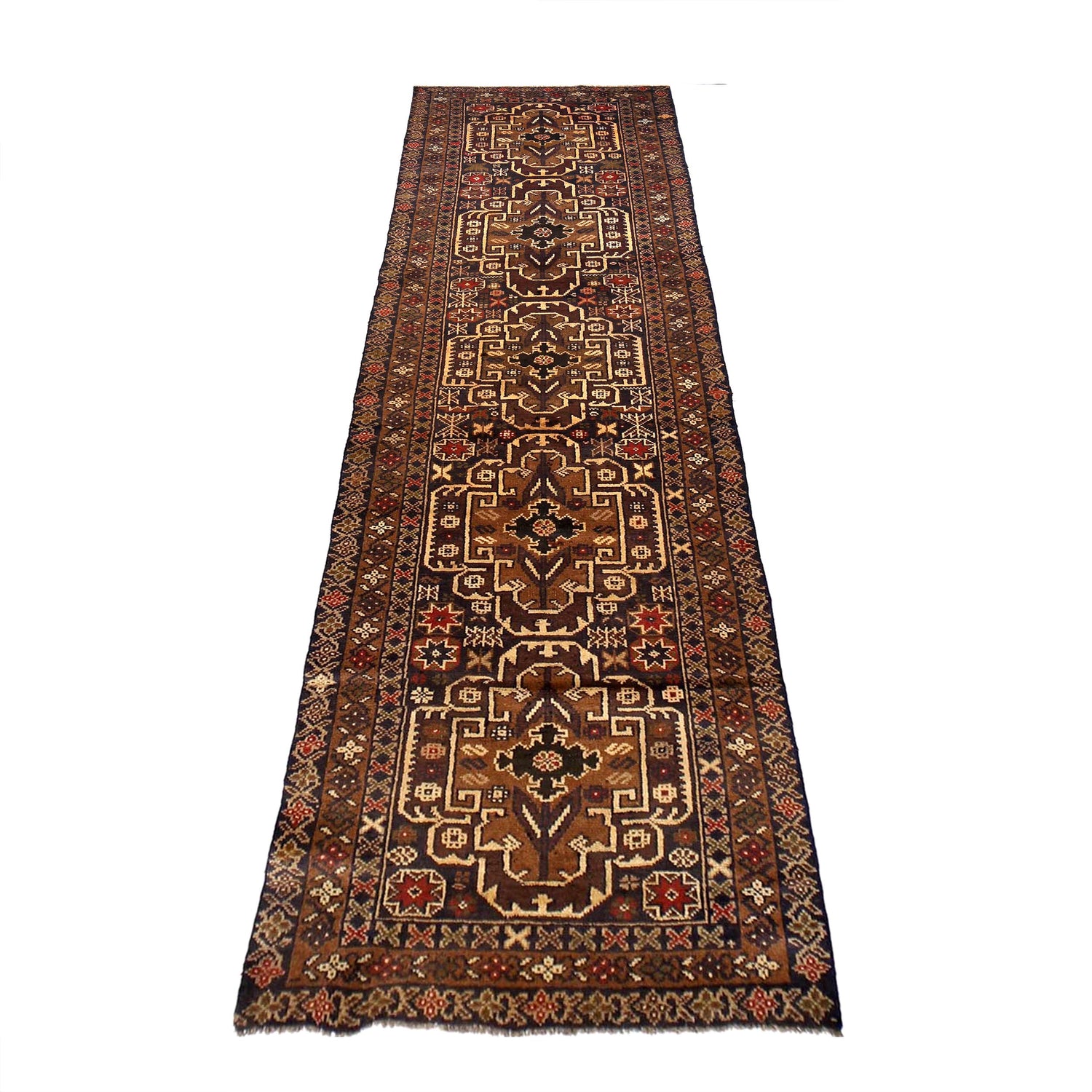 Vintage Baloch Runner 2' 6" x 9' 1" (ft) - No. AL39