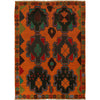 Orange Color Baluchi Carpet 6' 3" x 8' 6" (ft) - No. 4399