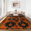 Orange Color Baluchi Carpet 6' 3" x 8' 6" (ft) - No. 4399