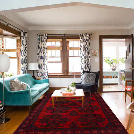 Baluch Medium Size Rug 7' 3" x 10' 0" (ft) - No. 4414