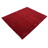 Red Bokhara Rug 5' 0 x 6' 6 (ft) - No. 4999