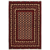 Hand Knotted Khoja Roshnai Carpet 3' 4" x 4' 11" (ft) - No. 5004