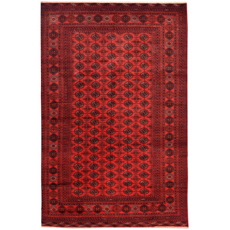 Oriental Bukhara Rug 6' 2 x 9' 4 (ft) - No. 5018