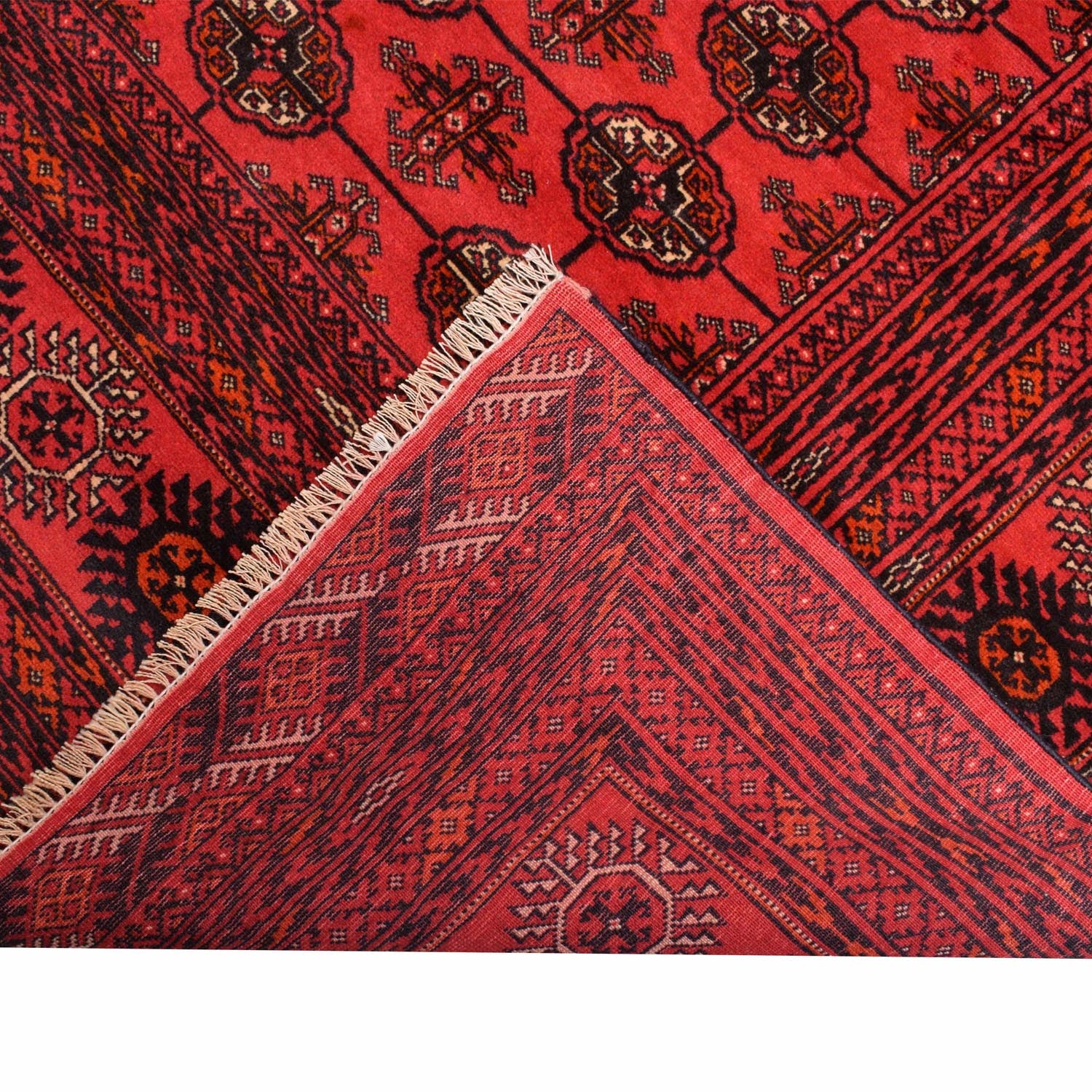 Oriental Bukhara Rug 6' 2 x 9' 4 (ft) - No. 5018