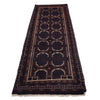 Hand Knotted Vintage Baluchi Runner 2' 7" x 8' 11" (ft) - No. AL50