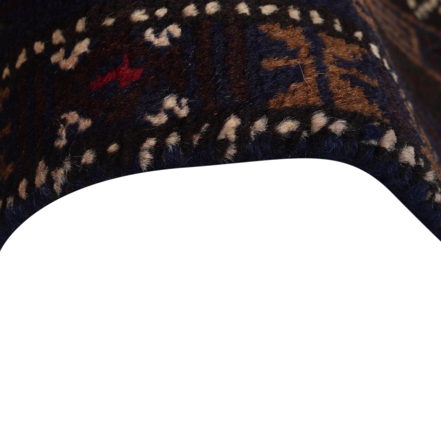 Hand Knotted Vintage Baluchi Runner 2' 7" x 8' 11" (ft) - No. AL50