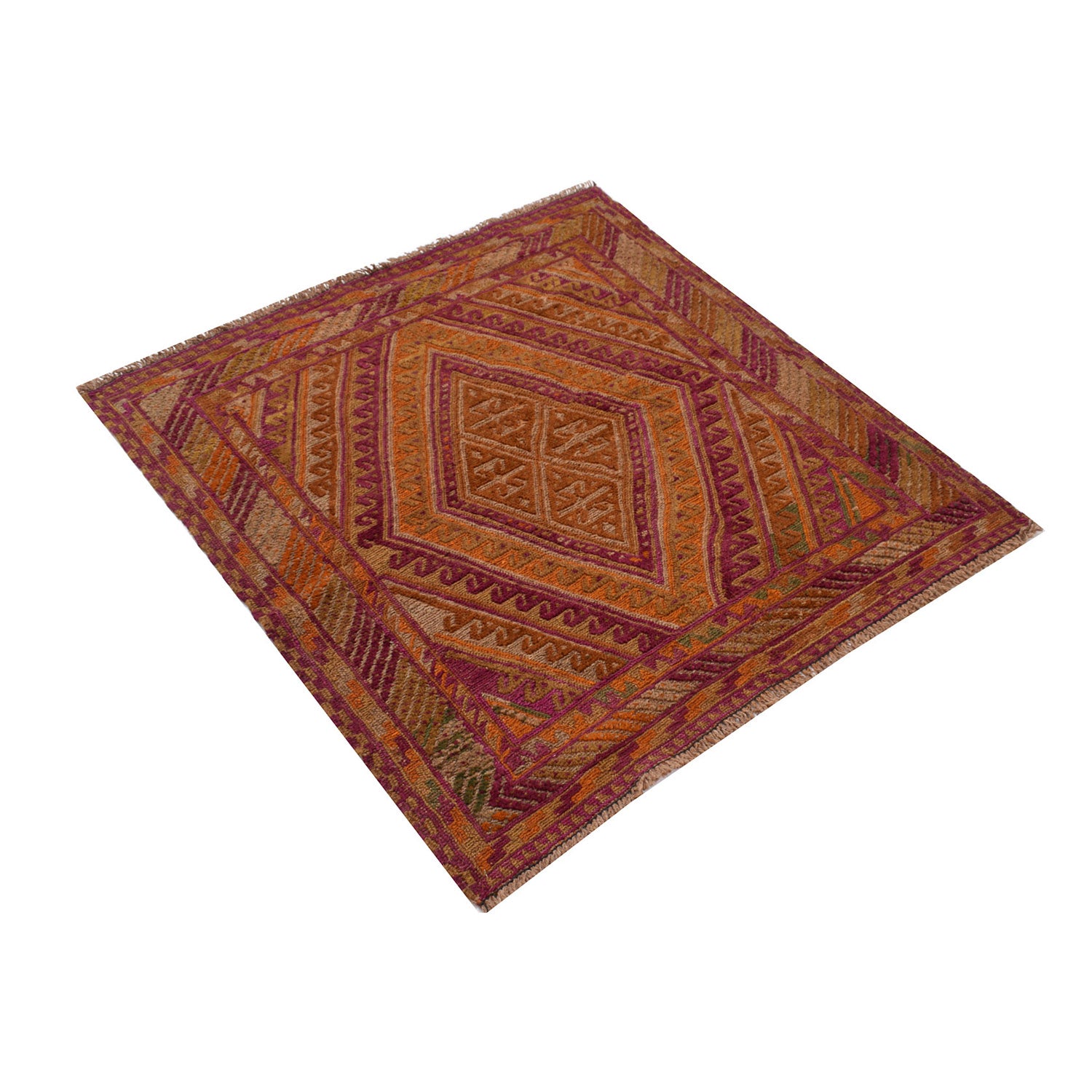 Small Square Rug 3' 4 x 3' 6 (ft) - No. 5190