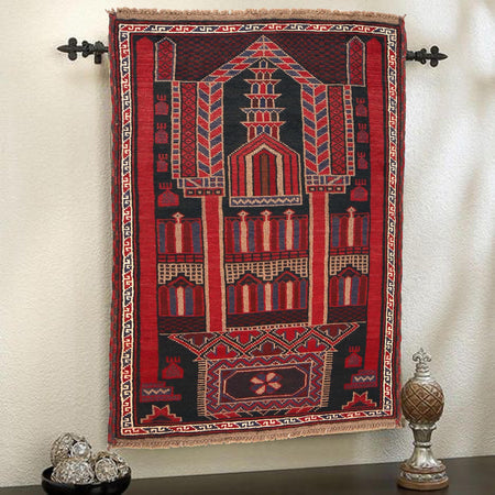 Handmade Jaye Namaz 2' 9" x 5' 0" (ft) - No. 6724