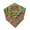 Kilim Square Stool - Traditional Seating 1' 3" x 1' 3" (ft) - No. AL6