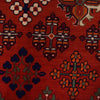 Red Color Khoja Roshnai Carpet 6' 7" x 10' 2" (ft) - No. 7364