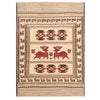 White Sumak Kilim 4' 3 x 5' 7 (ft) - No. 7388