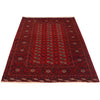 Hand Knotted Bokhara Wool Rug 4' 4 x 5' 8 (ft) - No. 7402