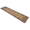 Handmade Flatweave Dhurrie Runner 2' 7" x 9' 11" (ft) - No. 7466