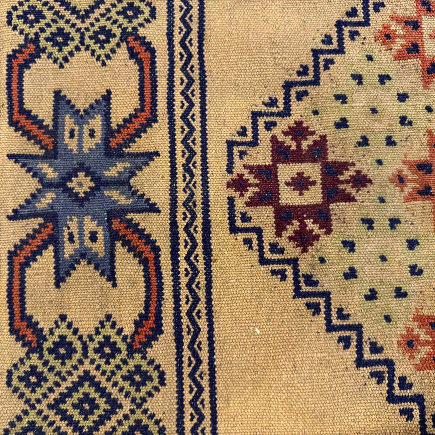 Handmade Flatweave Dhurrie Runner 2' 7" x 9' 11" (ft) - No. 7466