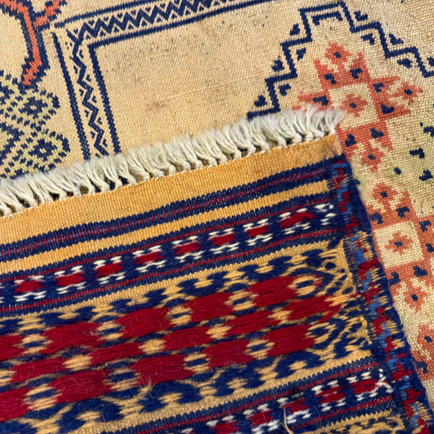 Handmade Flatweave Dhurrie Runner 2' 7" x 9' 11" (ft) - No. 7466