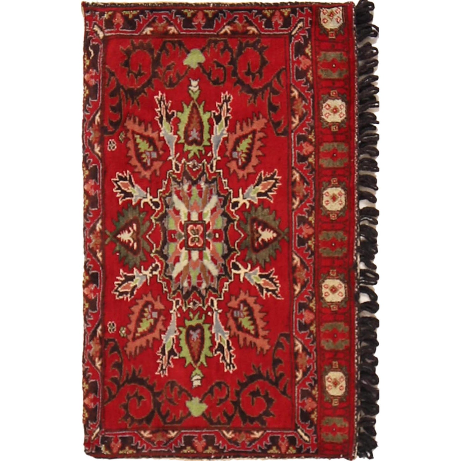 Hand Knotted Balisht Rug 1' 7" x 2' 7" (ft) - No. 7538