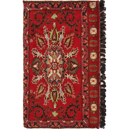 Hand Knotted Balisht Rug 1' 7" x 2' 7" (ft) - No. 7538