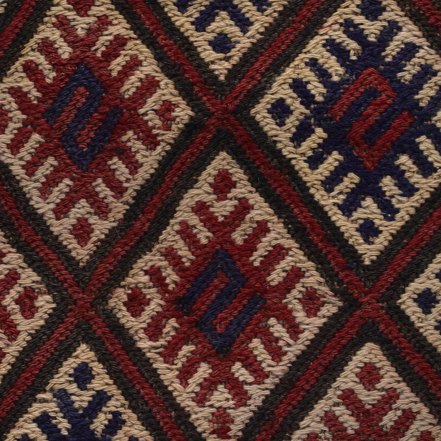Handmade Flatweave Kilim 4' 4" x 7' 9" (ft) - No. 7666