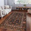 Tribal Baloch Rug 3' 7" x 5' 9" (ft) - No. 7799