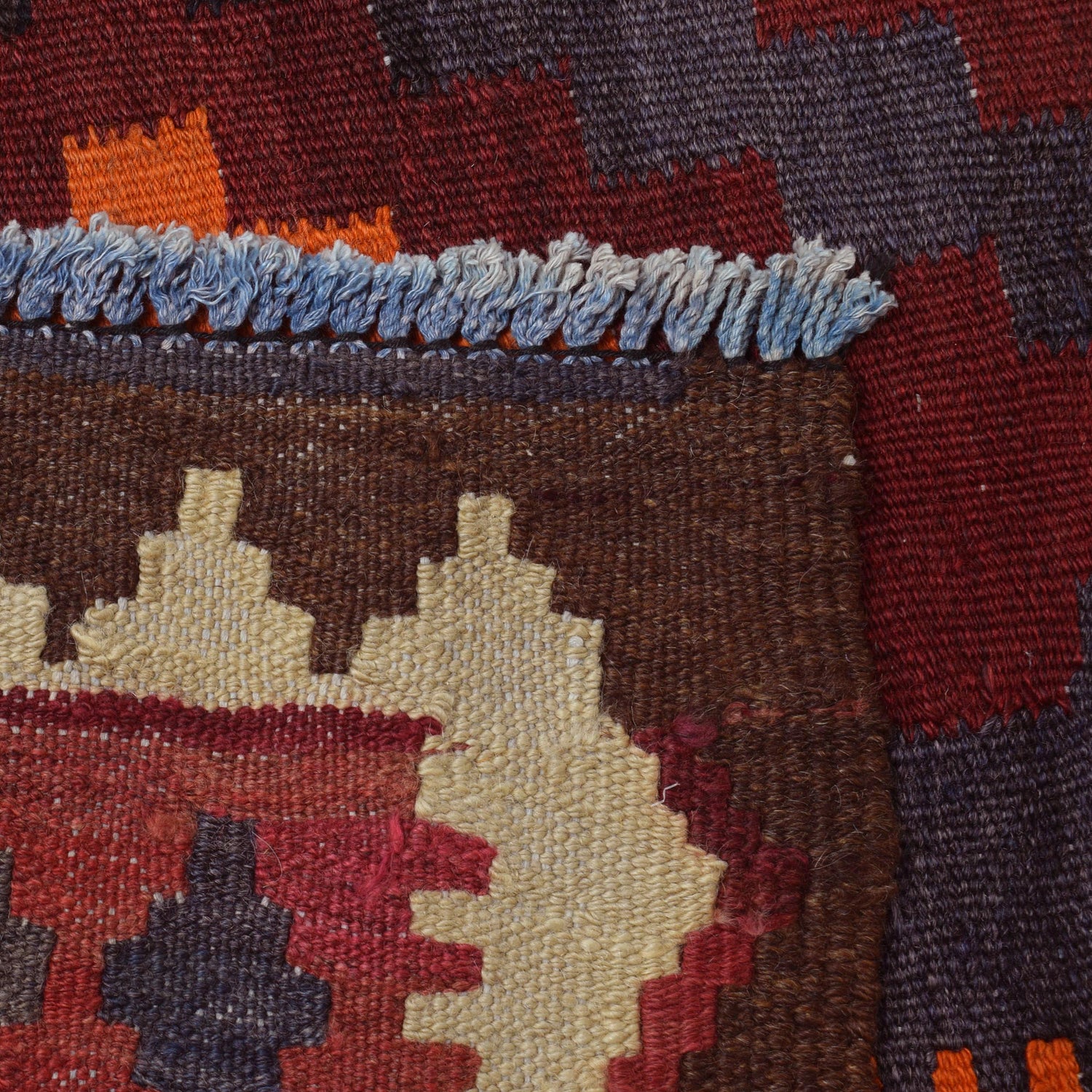 Hand Knotted Multi-Color Kilim 8' 4" x 12' 5" (ft) - No. 7850