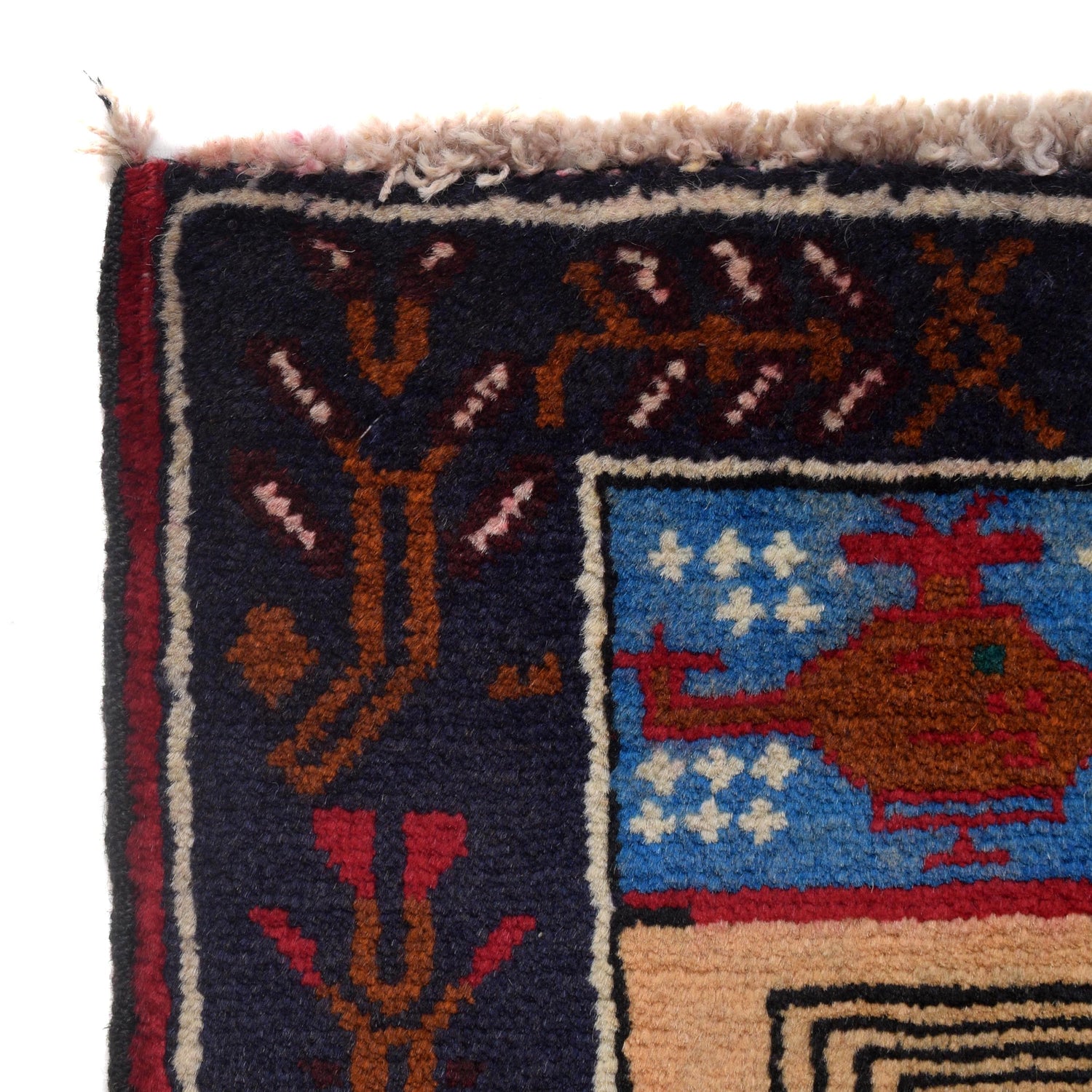 Handmade Pictorial Carpet 2' 9" x 4' 7" (ft)- No. 7936