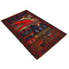 Handmade Pictorial Carpet 3' 7" x 6' 0" (ft)- No. 7980