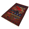 Handmade Pictorial Carpet 3' 7" x 6' 0" (ft)- No. 7980