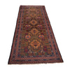 Hand Knotted Vintage Baluchi Runner 3' 2" x 8' 8" (ft) - No. AL872