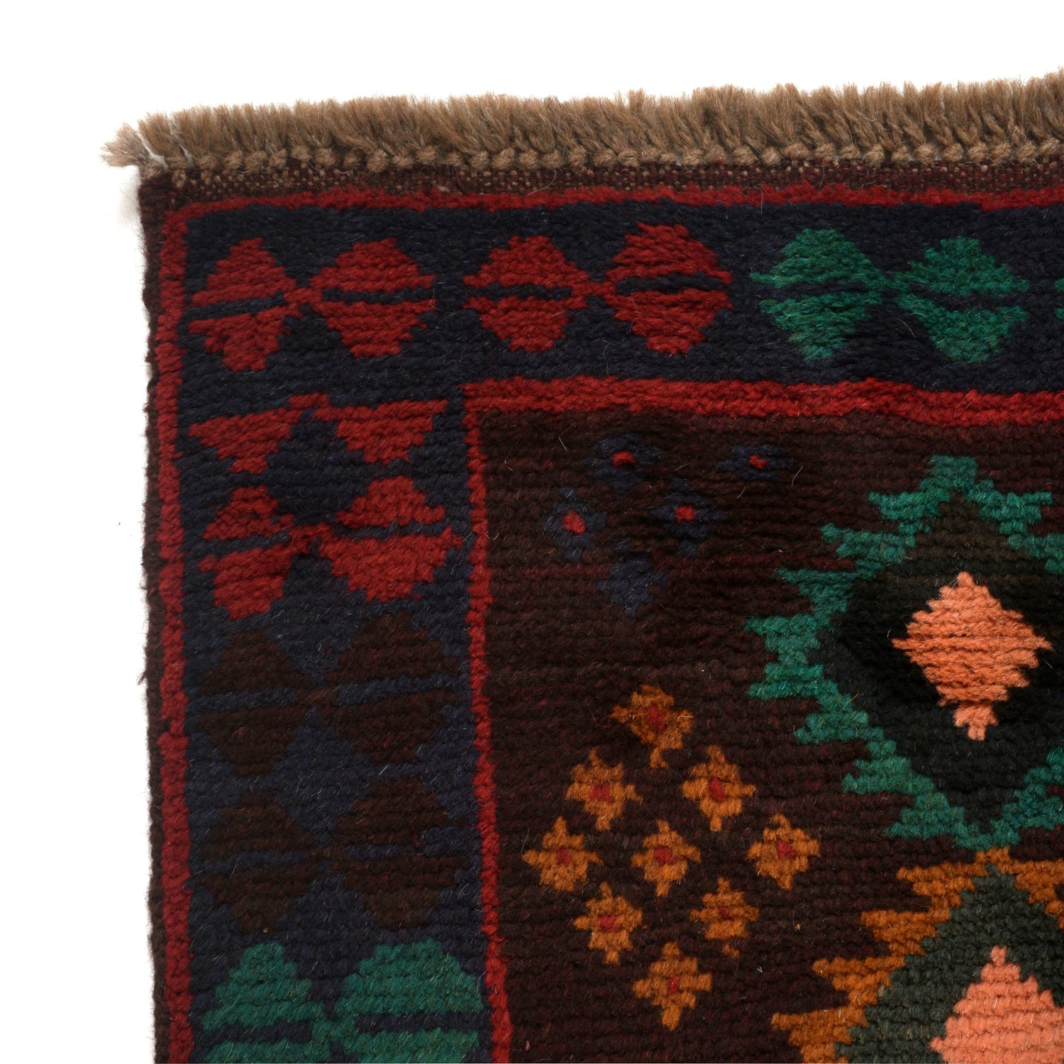 Hand Knotted Baluchi Carpet 6' 0" x 8' 1" (ft) - No. 8912