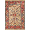 Hand Knotted Persian Design Heriz Rug 3' 10" x 6' 2" (ft) - No. 8957