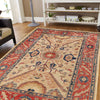 Hand Knotted Persian Design Heriz Rug 3' 10" x 6' 2" (ft) - No. 8957