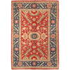 Hand Knotted Persian Design Heriz Rug 4' 0" x 5' 11" (ft) - No. 8960