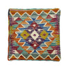 Handmade Square Kilim Stool for Home Decor 1' 3" x 1' 3" (ft) - No. AL8