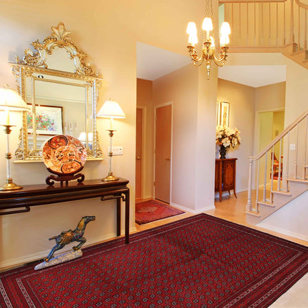 Hand Knotted Khoja Roshnai Carpet 6' 6" x 9' 6" (ft) - No. 9041