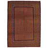 Orange Color Khoja Roshnai Carpet 6' 4" x 9' 7" (ft) - No. 9044