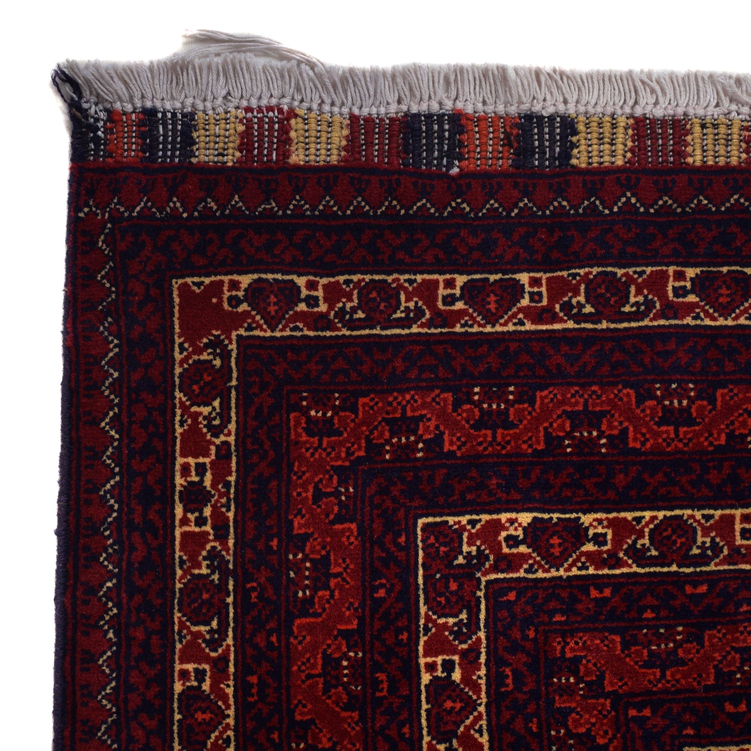 Red Khoja Roshnai Carpet 6' 6" x 9' 7" (ft) - No. 9053