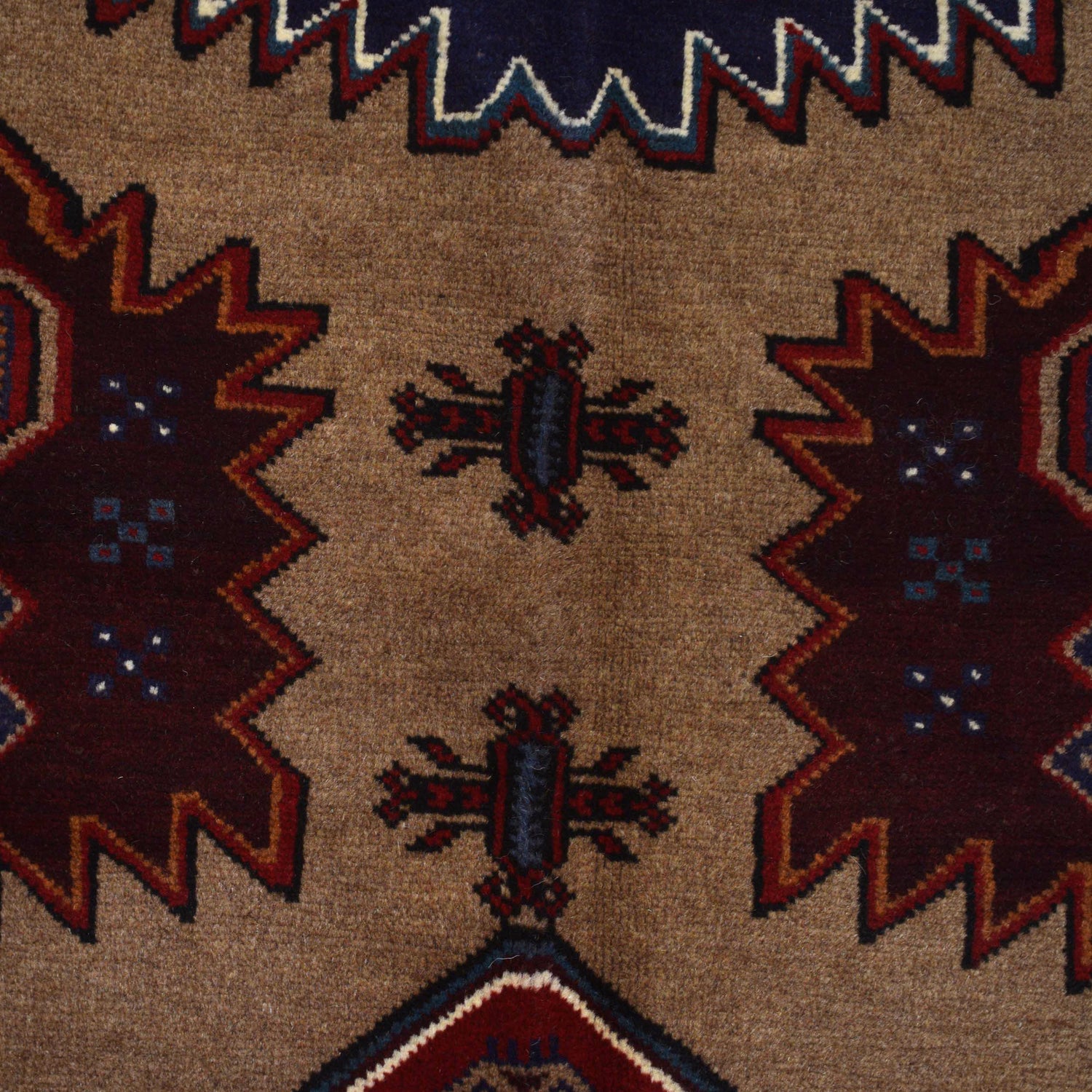 Traditional Baloch Rug 6' 7" x 9' 1" (ft) - No. 9169