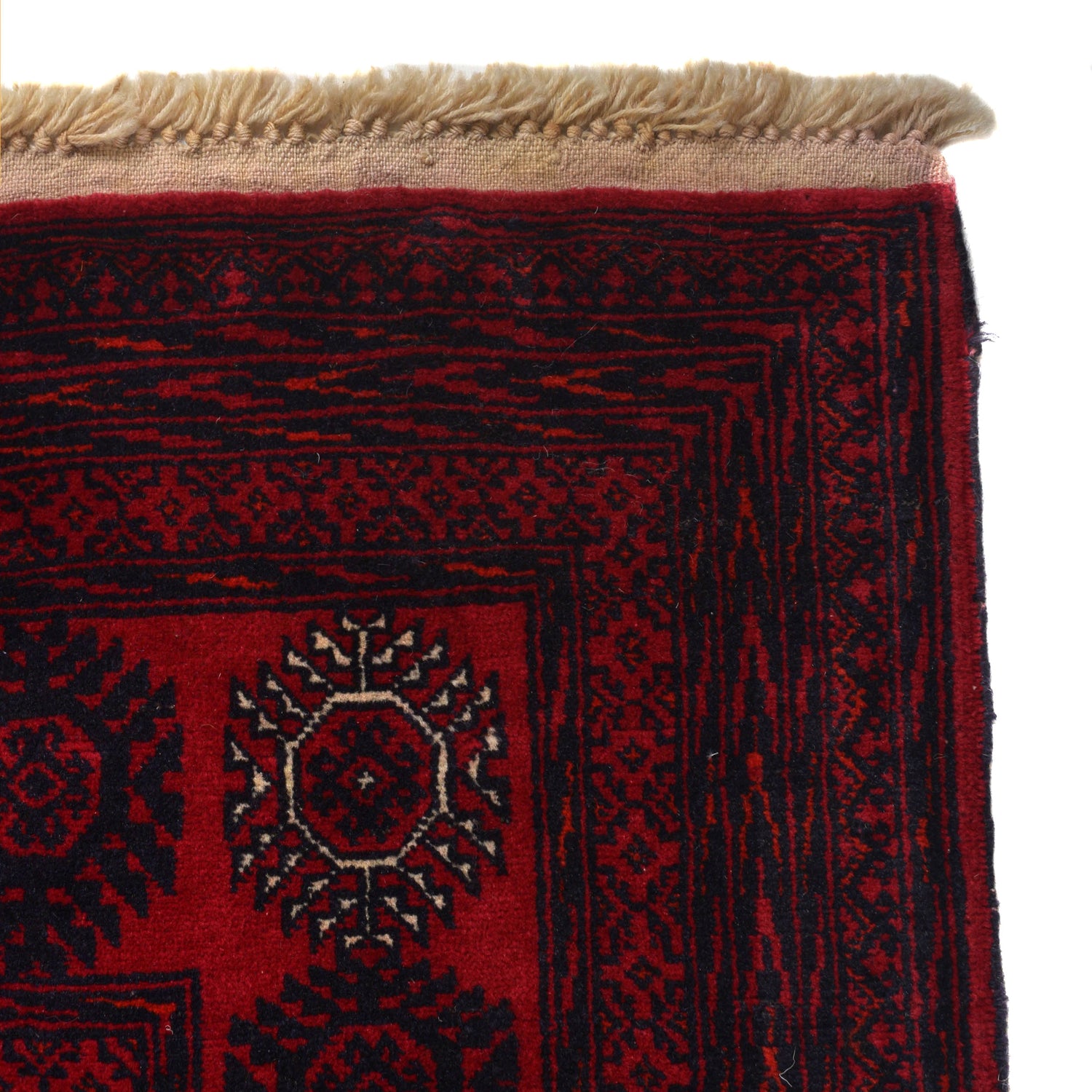 Red Color Bokhara Carpet 8' 3" x 10' 10" (ft) - No. 9246