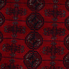 Red Color Bokhara Carpet 8' 3" x 10' 10" (ft) - No. 9246