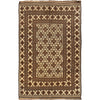 White Baloch Rug 5' 7" x 8' 10" (ft) - No. 9287