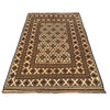 White Baloch Rug 5' 7" x 8' 10" (ft) - No. 9287