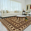 White Baloch Rug 5' 7" x 8' 10" (ft) - No. 9287