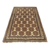 White Natural Qaleen Rug 5' 4" x 8' 6" (ft) - No. 9291