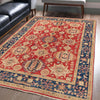 Hand Knotted Persian Design Heriz Rug 4' 9" x 6' 7" (ft) - No. 9475