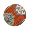 Kilim Round Stool for Living Room 1' 2" x 1' 5" (ft) - No. AL9