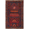 Prayer Rug 2' 10" x 4' 7" (ft) - No. B15653