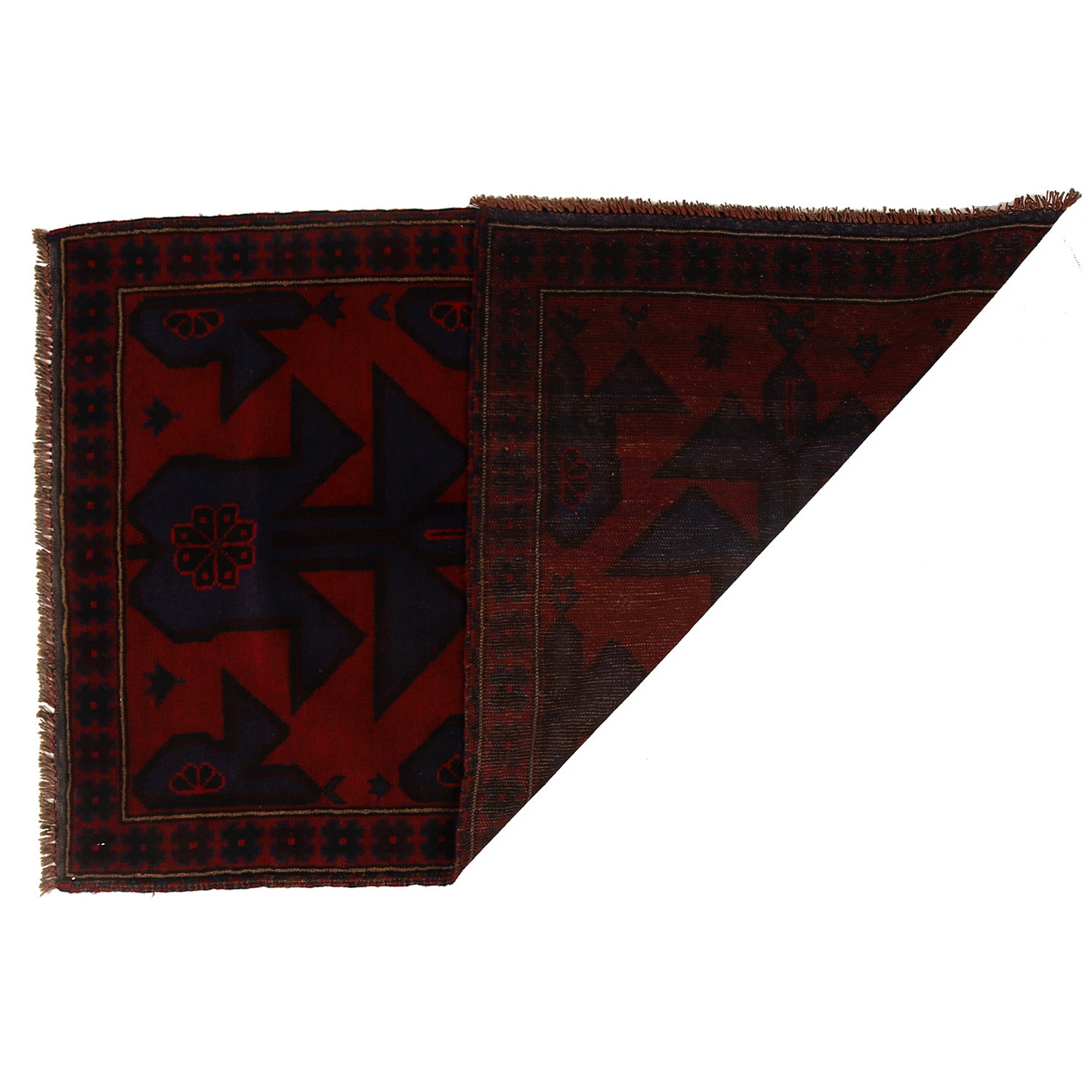 Traditional Baloch Rug 3' 1 x 5' 0 (ft) - No. B16025