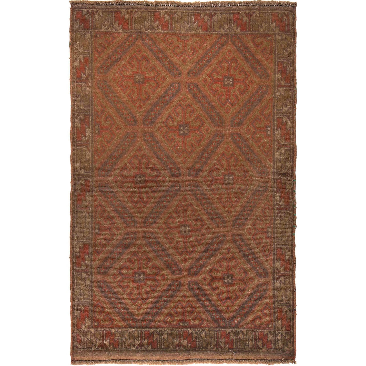 Handmade Overdyed Rug 2' 9 x 4' 6 (ft) - No. B16231